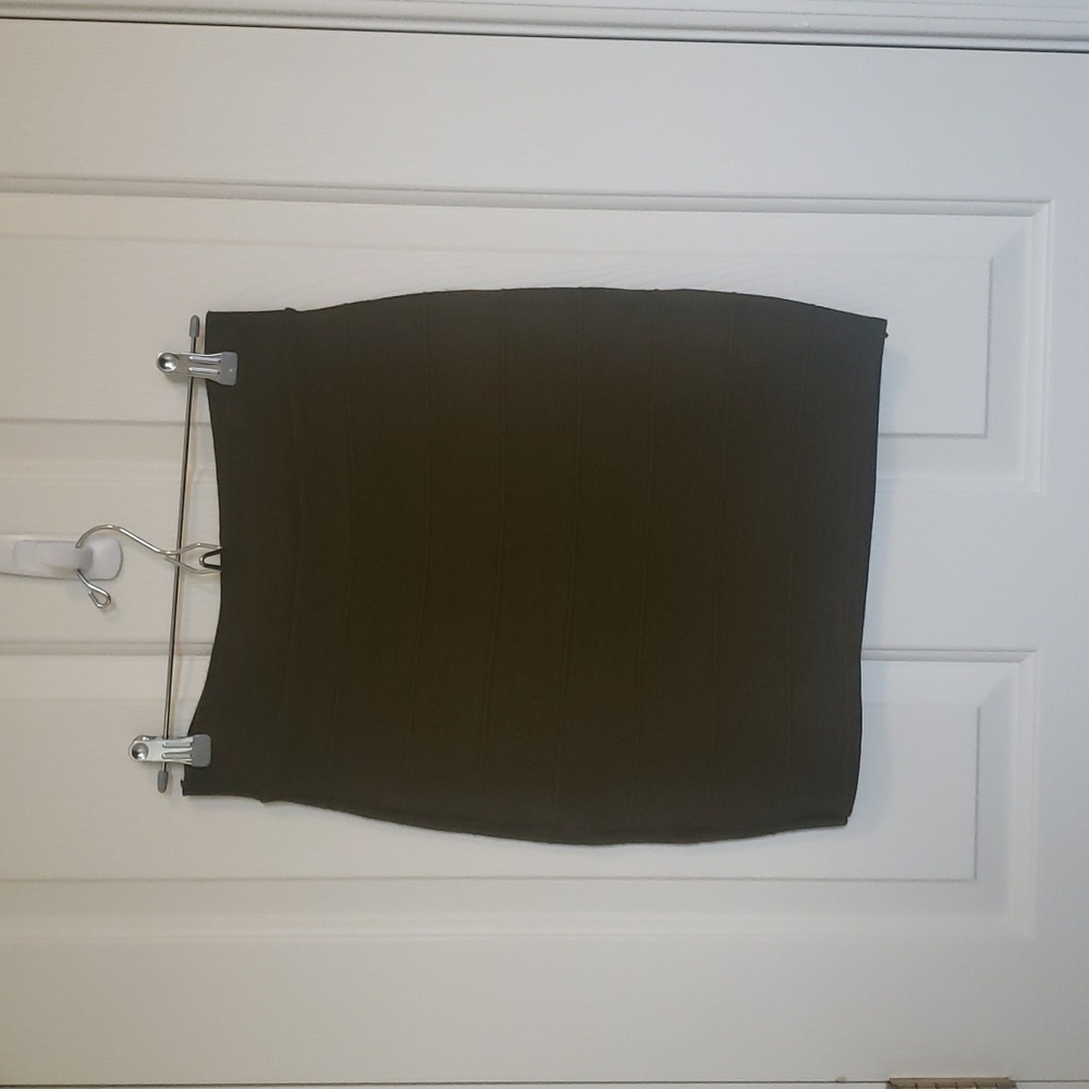Love Culture olive green knit skirt